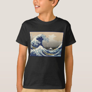 T-shirt Grande Vague au large de Kanagawa et Mont Fuji Mer