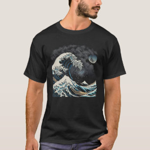 T-shirt Grande vague au large de Kanagawa Hokusai Graphism