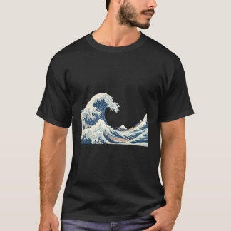 T-shirt Grande vague au large de Kanagawa Katsushika Hokus