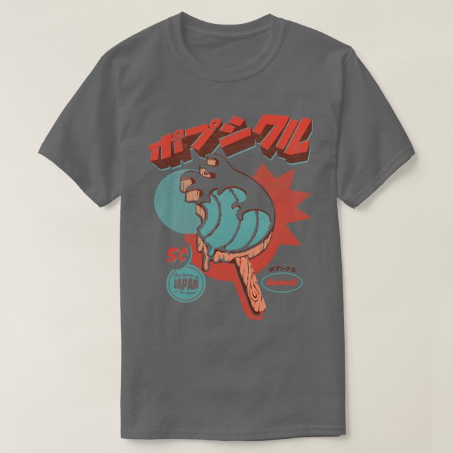T-shirt Grande vague de glace pop (Design devant)