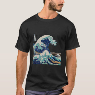 T-shirt Grande Vague De Kanagawa Hokusai Grande Vague Au L