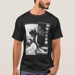 T-shirt Grande vague de Kanagawa Japonais esthétique Hokus