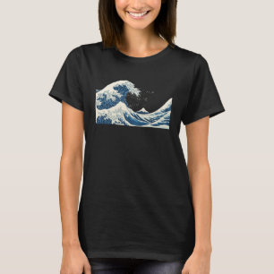 T-shirt Grande vague de Kanagawa Katsushika Hokusai Surfin