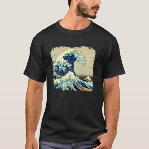 T-shirt Grande Vague de l'Océan Art Célèbre