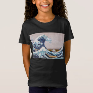 T-Shirt Grande vague du tsunami Kanagawa Japon par Hokusai