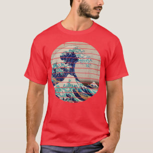 T-shirt Grande vague Japon Art japonais Mont Fuji Tokyo