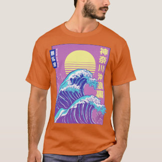 T-shirt Grande vague rétroonde japonaise