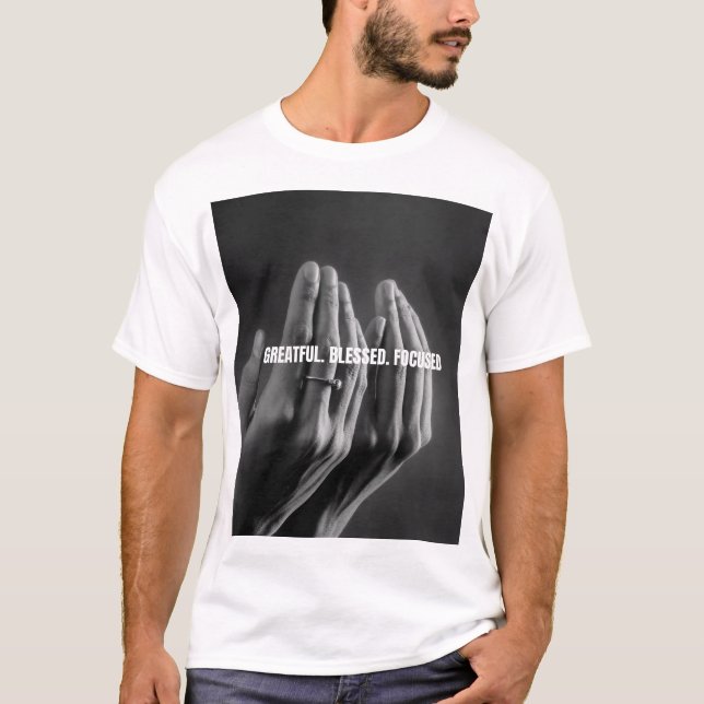 T-shirt Grandement. Bénie.focsued  (Devant)