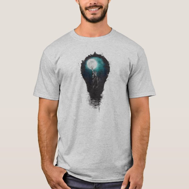 T-shirt Grandes lumières de ville (Devant)