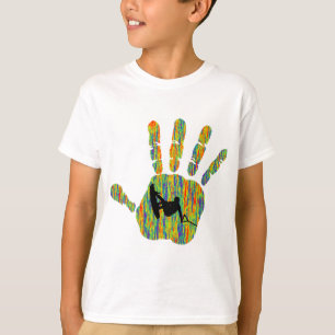 T-shirt Grandes mains de Wakeboard