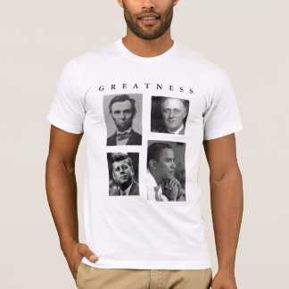 T-shirt GRANDEUR de FRONT/BACK avec la CITATION OBAMA