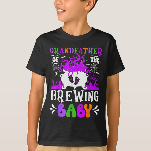 T-shirt Grandfather Of The Brewing Baby Grandpa To Be Hall (Devant)