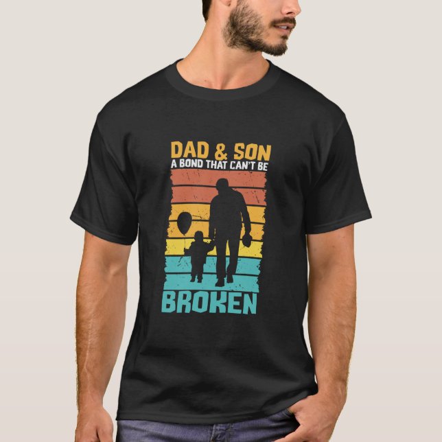 T-shirt Grandfather Quotes | Dad And Son (Devant)