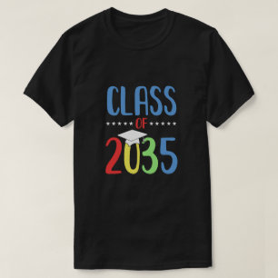 T-shirt Grandir Avec Moi Premier Jour De Classe De 2035 Vo