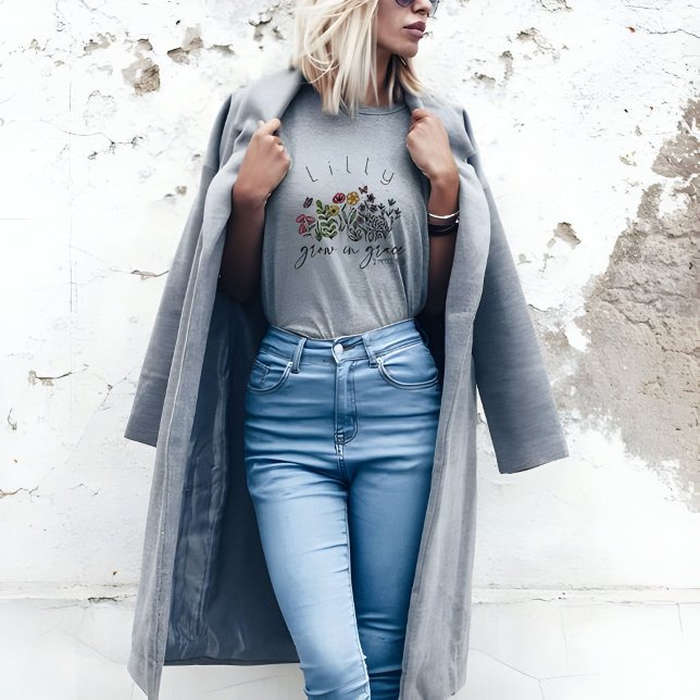 T-shirt Grandir en grâce avec Verse 2 Pierre 3:18 (Créateur téléchargé)