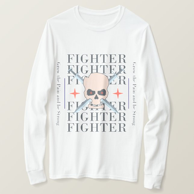 T-shirt Grandissez La Douleur Et Soyez Forts (Design devant)