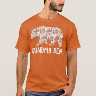 T-shirt Grandma Bear Floral Mothers Day 