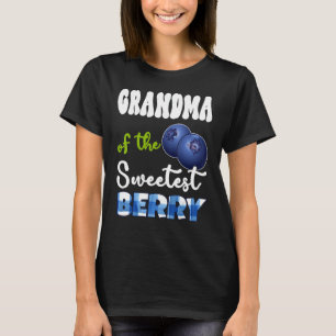 T-shirt Grandma Berry 1er Anniversaire Blueberry Thème Swe
