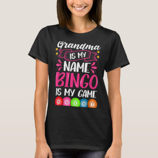 T-shirt Grandma Bingo Player Funny Bingo Quote Design 