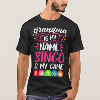 T-shirt Grandma Bingo Player Funny Bingo Quote Design 