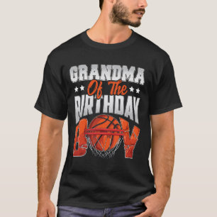 T-shirt Grandma Bysketbyll Birthday Boy Family Byller B-da