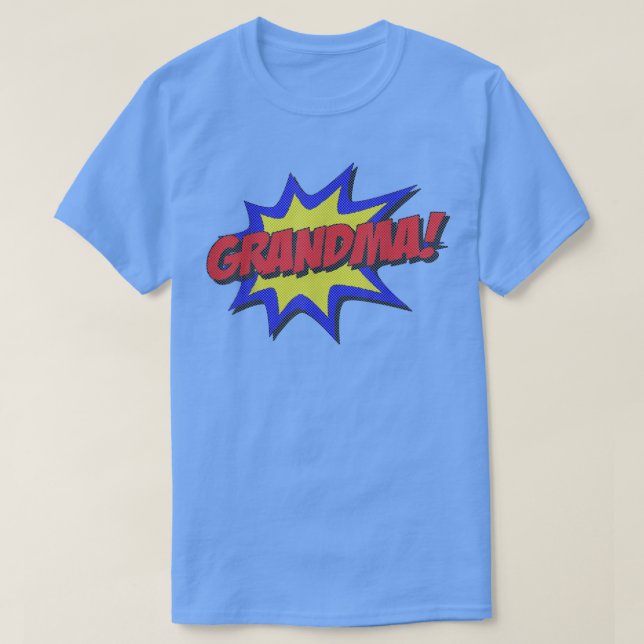 T-shirt Grandma Comic Book  (Design devant)