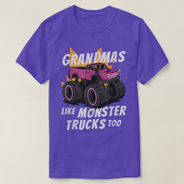 T-shirt Grandma cool Monster Truck Grandmas Comme Monster  (Design devant)