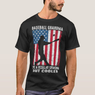 T-shirt GRANDMA De Baseball Comme Un GRANDMA Régulier Mais
