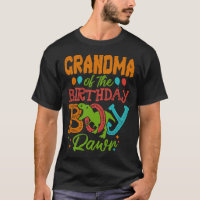 GRANDMA De L'Anniversaire Garçon Rawr Dinosaur