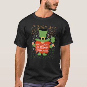 T-shirt Grandma Funny St Patrick's Day Lucky Gnome Family