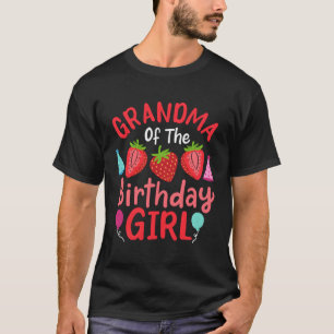 T-shirt Grandma Grand-Mère Fraise