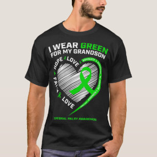 T-shirt Grandma grand-père Cadeau Green Grandson Cérébr