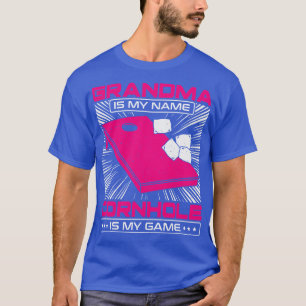 T-shirt Grandma Is My Name Cornhole Is My Game