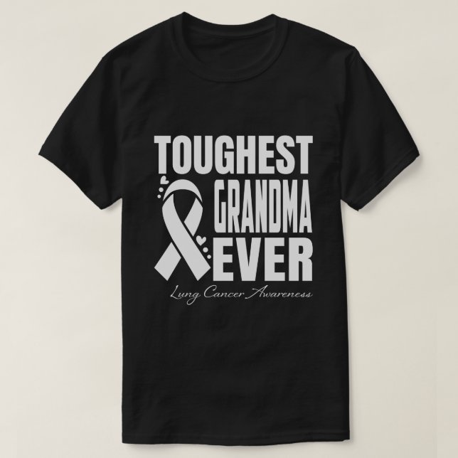 T-shirt GRANDMA la plus dure jamais la sensibilisation au  (Design devant)