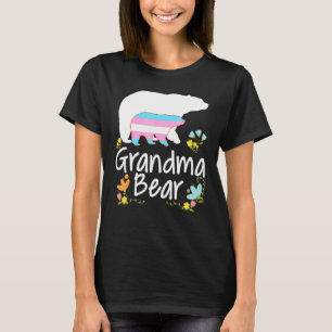 T-shirt Grandma Lgbt Bear Transgenre Rainbow Lgbt Gay Les
