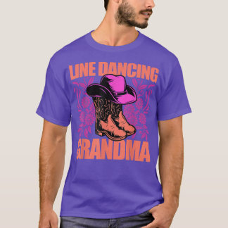 T-shirt Grandma Line Dancing Citation Dancer Pun Tet Desig