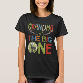 T-shirt Grandma Of The Big One 1st Birthday Boy Deer