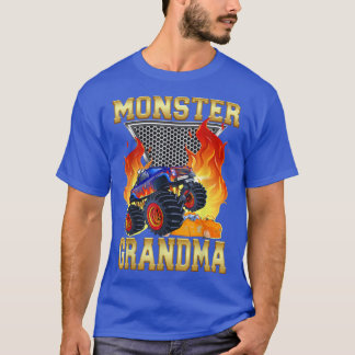 T-shirt Grandma of the Birthday Boy Monster Truck Matching