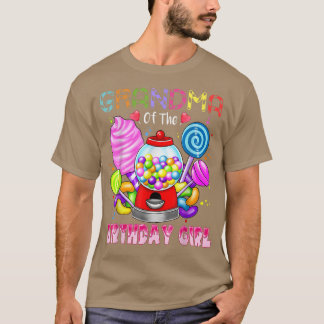 T-shirt Grandma Of The Birthday Girl Candyland Candy Birth