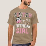 T-shirt Grandma of The Birthday Girl Farm Cow Mommy Mama<br><div class="desc">Grandma of The Birthday Girl Farm Cow Mommy Mama 1st .</div>