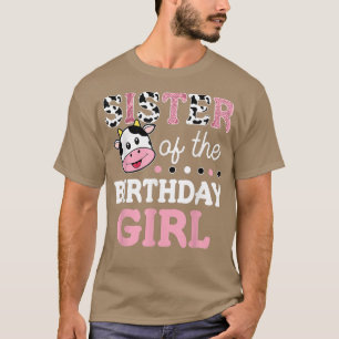 T-shirt Grandma of The Birthday Girl  Farm Cow Mommy Mama 