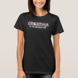 T-shirt Grandma Of The Birthday Girl Farming Barnyard Birt