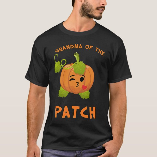 T-shirt Grandma Pumpkin of the Patch  Halloween graphic (Devant)