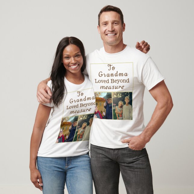 T-shirt Grandma’s Day Gift – Loved Beyond Measure Tee (Unisexe)