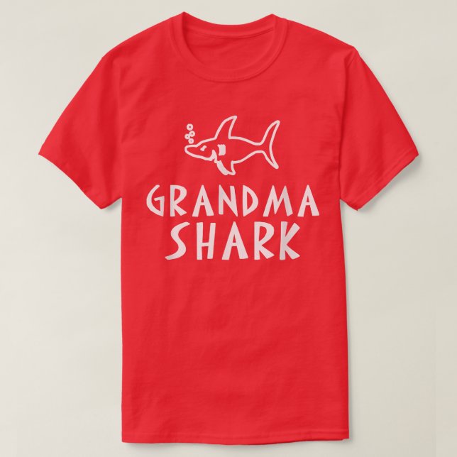 T-shirt Grandma Shark  (Design devant)