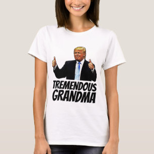 T-SHIRT GRANDMA TRUMP T—CHEMISES