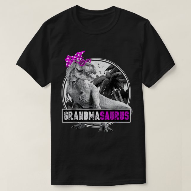 T-shirt Grandmasaurus Chemise Funny T-Rex Cadeau pour Gran (Design devant)