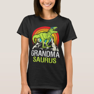 T-shirt Grandmasaurus Dinosaur T Rex Grandma Saurus Drôle