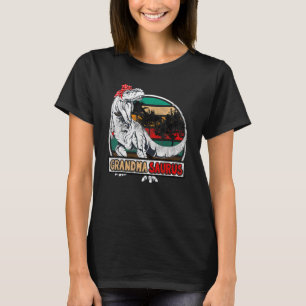 T-shirt Grandmasaurus Rex Dinosaur Grandma Saurus Famille