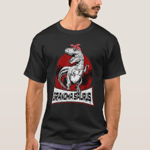 T-shirt Grandmasaurus Rex Dinosaur Grandma Saurus Famille 